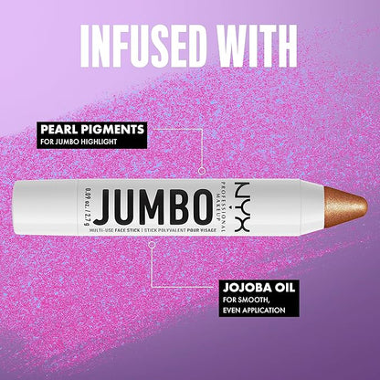 NYX PROFESSIONAL MAKEUP, Jumbo Multi-Use Face Highlighter Stick - Apple Pie