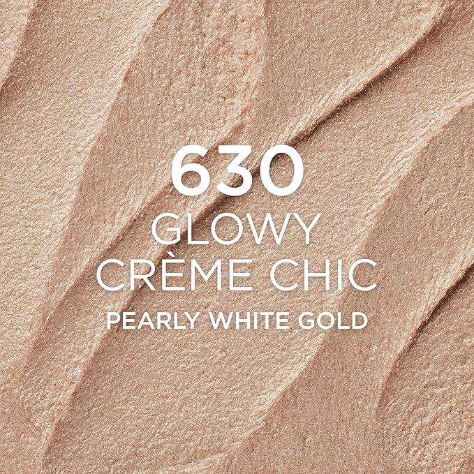 L'Oreal Paris True Match Lumi Le Glow Highlighter Stick, Luminous, Satin, Glowy Highlighter for Face and Body, 630 Crème Chic, 0.25 Oz