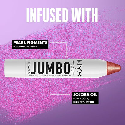 NYX PROFESSIONAL MAKEUP, Jumbo Multi-Use Face Highlighter Stick - Lemon Meringue