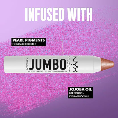NYX PROFESSIONAL MAKEUP, Jumbo Multi-Use Face Highlighter Stick - Coconut Cake