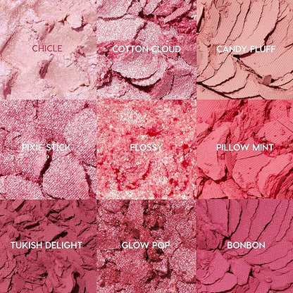 Colourpop Eyeshadow Palette - Eye Makeup Palette with Matte, Metallic, Matte Sparkle & Glitter Finishes - High-Pigment Eye Makeup with a Long-Wearing Formula - Cloud Spun (0.3 oz)