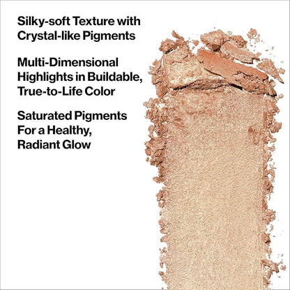 Revlon Skinlights Prismatic Powder Highlighter, Lightweight, Super-Smooth Buildable Shimmer, Twilight Gleam (202), 0.28 Oz