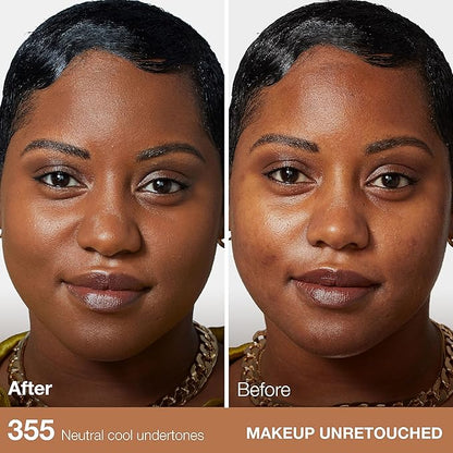 Maybelline Fit Me Matte + Poreless Liquid Foundation Makeup Bundle with Coconut and Warm Coconut Shades, 1 Count Each