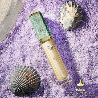Disney Belle Maison Cosmetic Makeup Set, Makeup Essential, Princess Ariel - Includes 5pc Makeup Brush, 4pc Lip Gloss, 4pc Lip Balm
